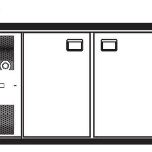 Getränketheke Bristol mit 2 Becken links