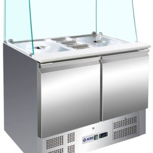 Saladette gerader Glasaufbau KBS 908