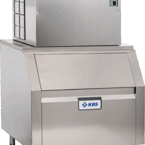 Vollwürfel-Eiswürfelbereiter KV 150 L inkl. Vorratsbehäter und Abdeckung