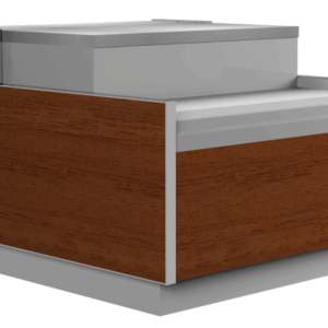 Kassentisch Kubus 1500 ohne Seitenteile