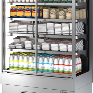 Wandkühlregal Lem 1310 RAL 7035