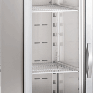 Edelstahl-Tiefkühlschrank mit Glastür ohne Maschine TKU 358 G ZK