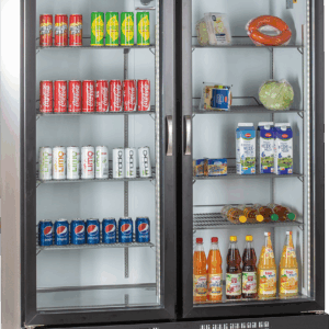 Glastür-Tiefkühlschrank TKU 1200 G mit Drehtüren