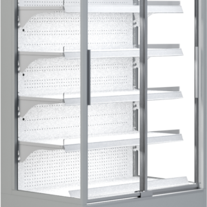 Wandkühlregal Variant 107 mit Glasschiebetüren