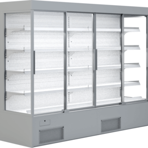 Wandkühlregal Variant 257 mit Glasschiebetüren
