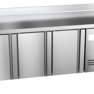 Kühltisch Ready KT3000 mit Arbeitsplatte, Aufkantung 3 Türen