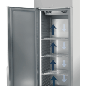 Edelstahltiefkühlschrank TKU 753 Türanschlag links