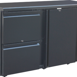 Backbar BB 152 mit zwei Schubladen und einer Volltür