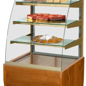 Kuchentheke Jamaika 700 mit 3 Glasablagen