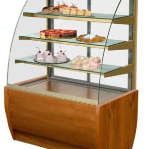 Kuchentheke Jamaika 1000 mit 3 Glasablagen