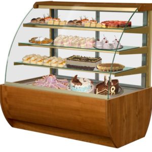 Kuchentheke Jamaika 1400 mit 3 Glasablagen