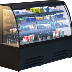 Wandkühlregal Luna 120 DP mit Schiebetüren