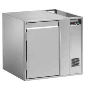 Kühltisch mit Edelstahlverdampfer KTE 1 O