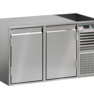 Kühltisch mit Edelstahlverdampfer KTE 2 M