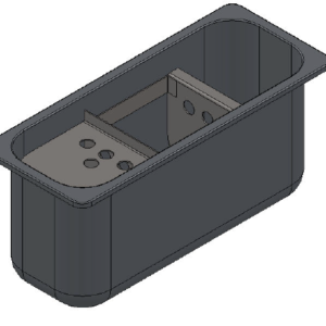 Anbauportionierspüle für Eistheke Mirabello