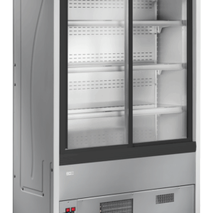 Wandkühlregal Aurin 2 100 mit Schiebetüren