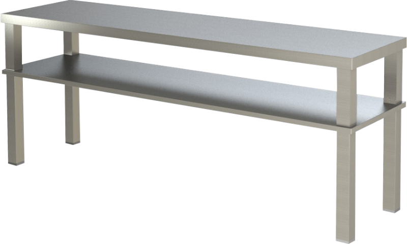 Aufsatzbord 2 Etagen Breite 100cm