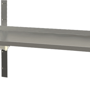 Wandbord 1 Boden mit Aufkantung B 200cm x T 40cm