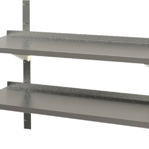 Wandbord 2 Böden mit Aufkantung B 160cm x T 40cm