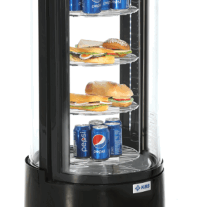 Kuchenvitrine Rondo mit 4 Etagen