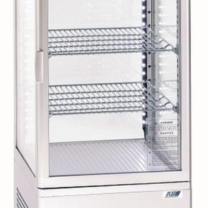 Tischkühlvitrine RT-78 G LED (weiß)