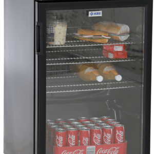 Glastürkühlschrank K 140G schwarz