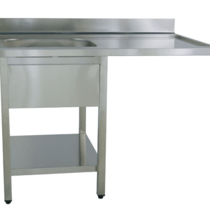 Spülcenter B 120cm - 1 Becken links - mit glatter Ablagefläche