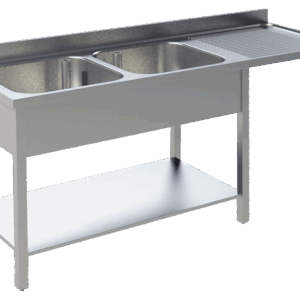 Spülcenter 2 Becken links Breite 160cm