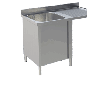 Spülcenter 1 Becken links Breite 120cm mit Unterschrank