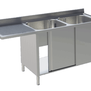 Spülcenter 2 Becken rechts Breite 160cm