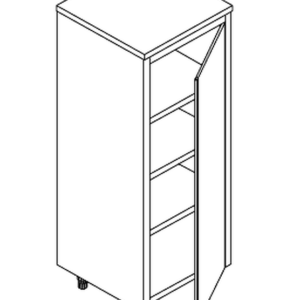 Geschirrschrank Breite 70cm Höhe 150cm mit Flügeltür