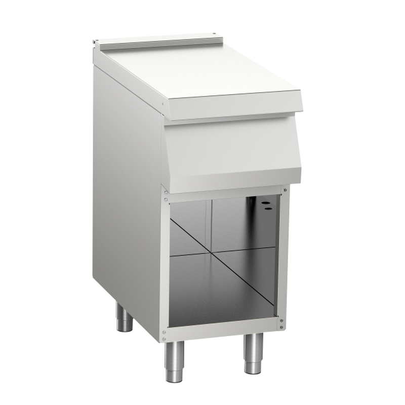 Neutralelement 400 mm breit ohne Schublade offener Unterbau