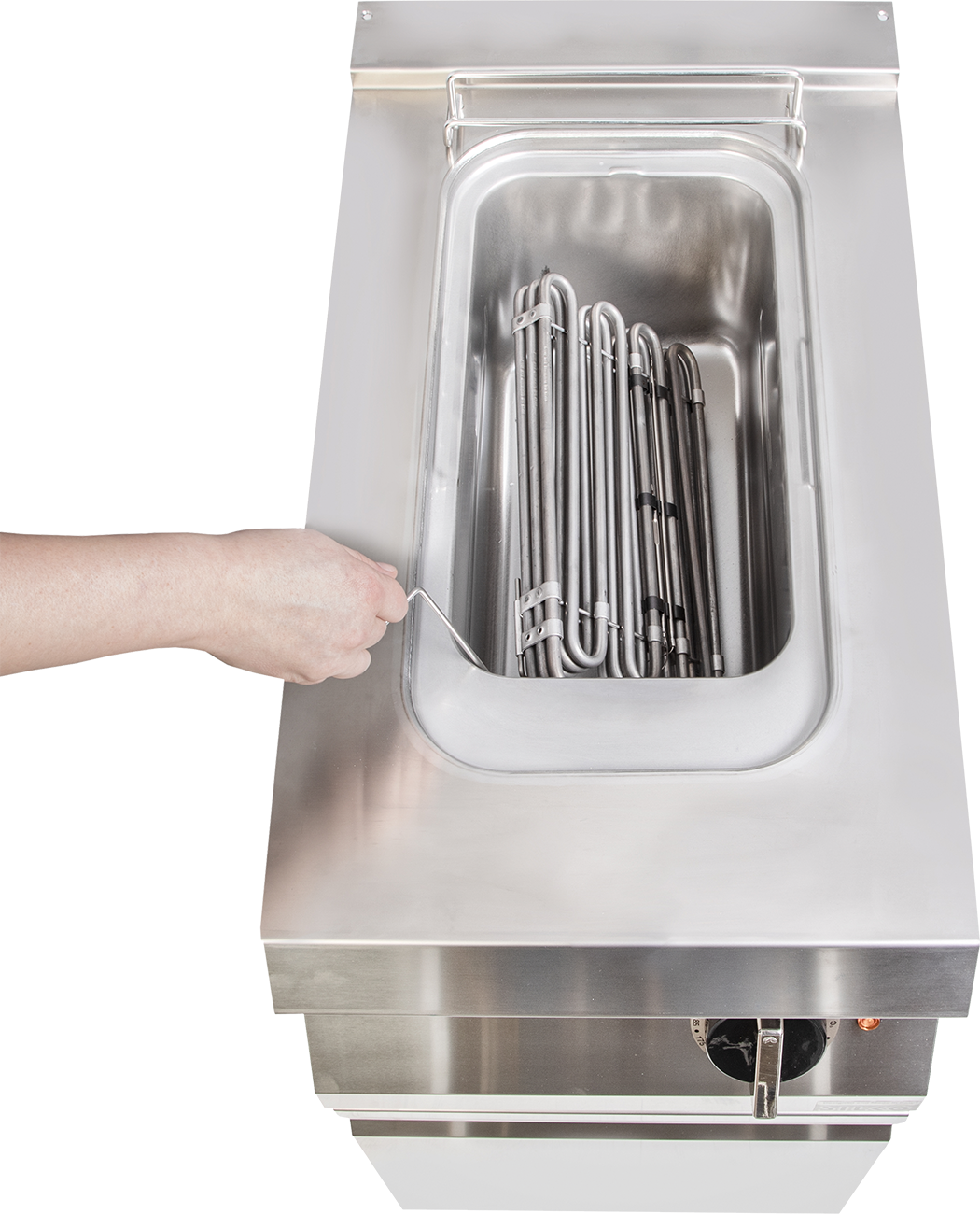 Elektro-Fritteuse 2 Becken je 15 L Standgerät 24kW