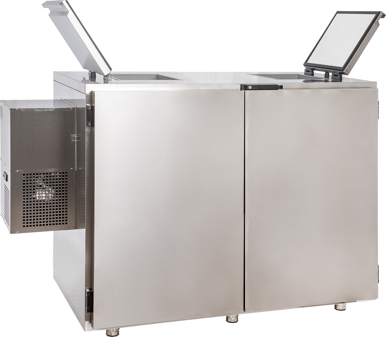 Nassmüllkühler für 2 Tonnen 240 Liter zerlegbar inklusive Aggregat