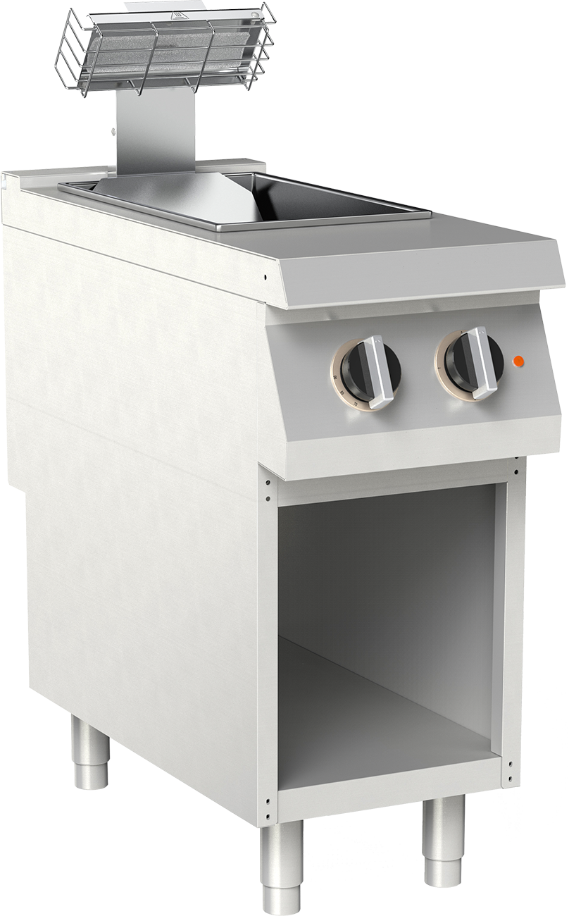 Elektro-Frittenwanne offener Unterbau