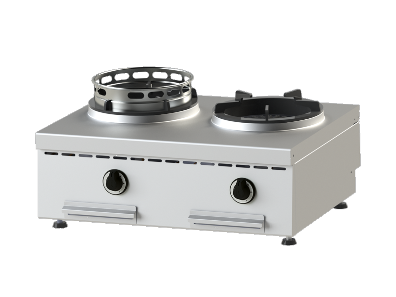 Wokherd 2 Brenner Tischmodell 2x13kW