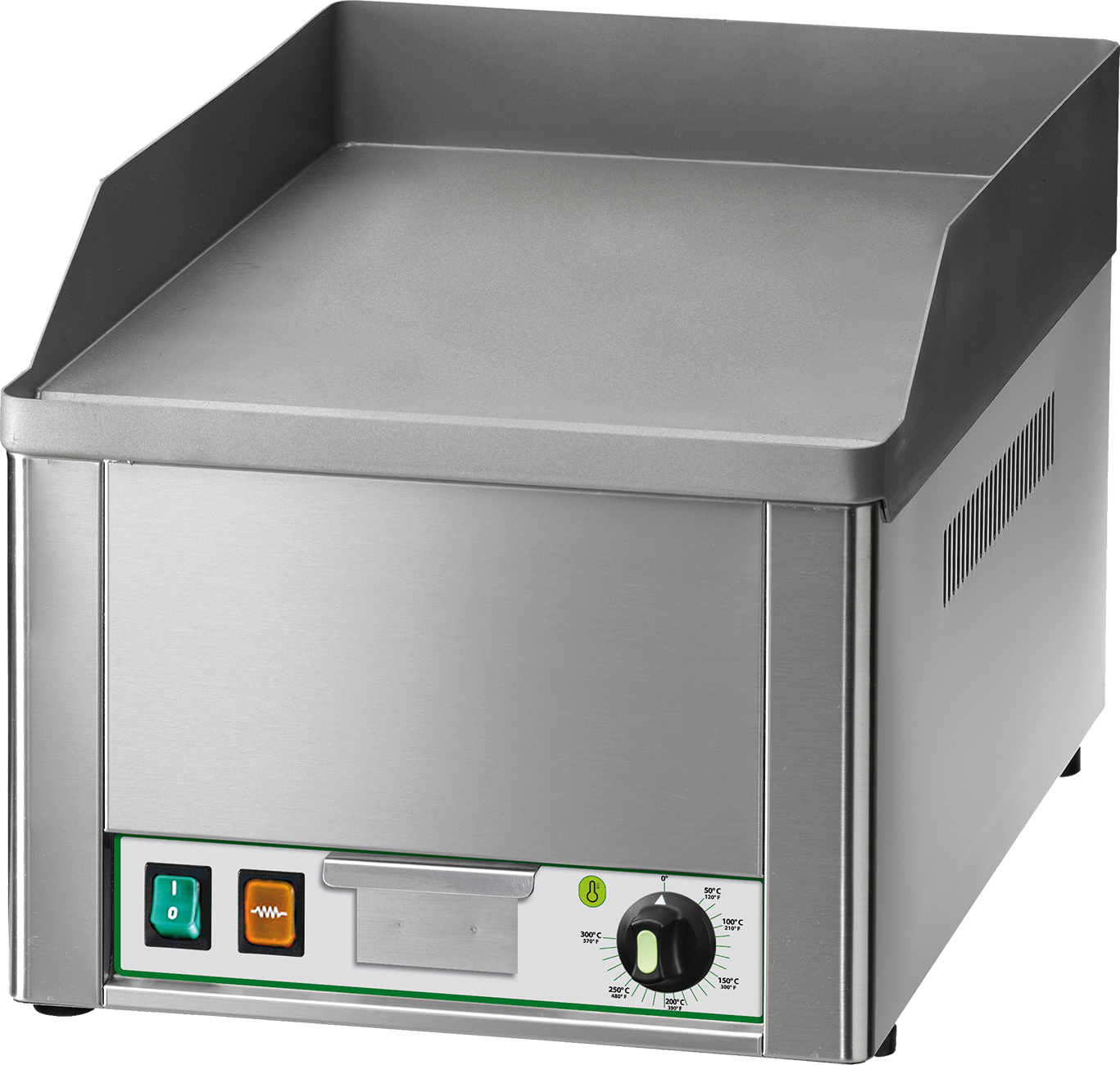 Elektro-Grillplatte 1 Heizzone glatt 3kW