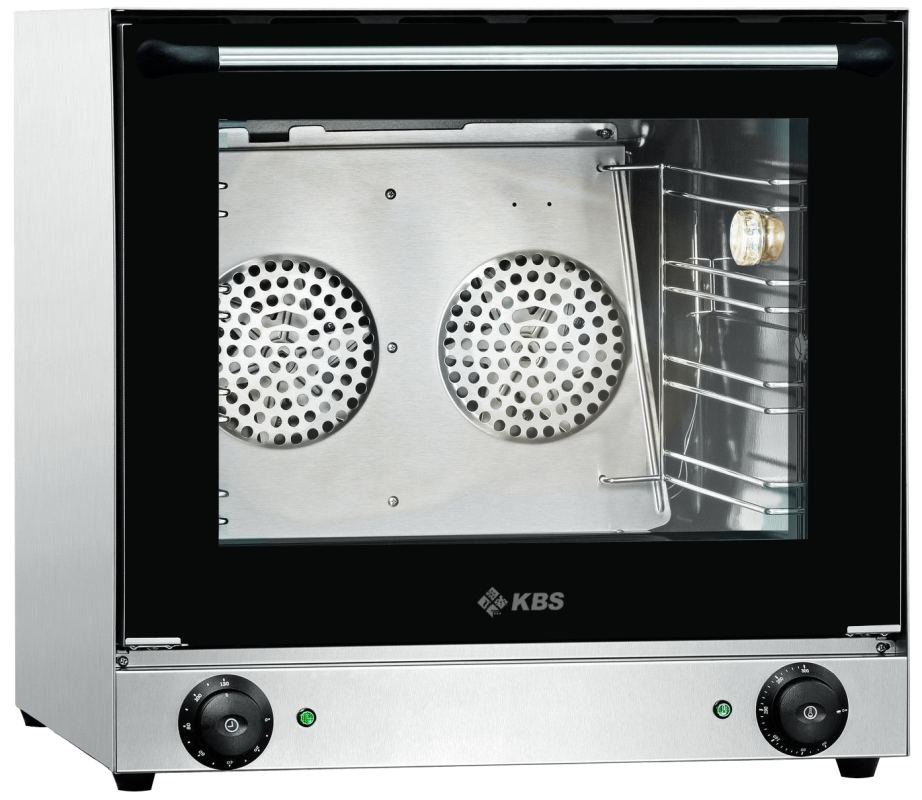 Heißluftofen 2,7 kW für 4 Bleche/Roste 430x320mm