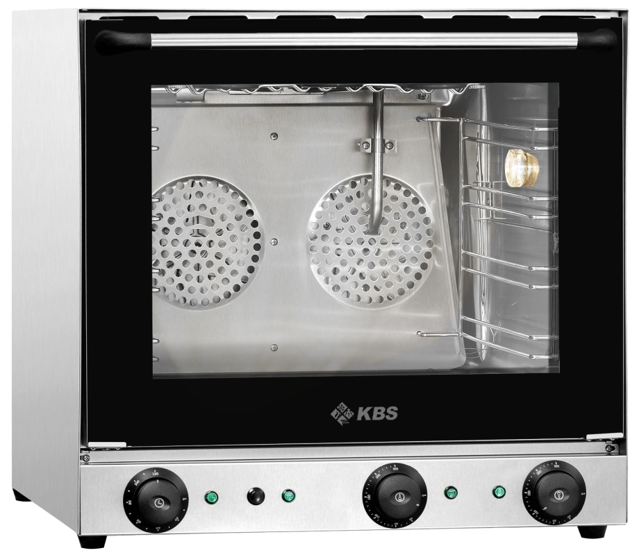 Heißluftofen Premium 2,7 kW mit manueller Beschwadung und 2 kW Grillfunktion