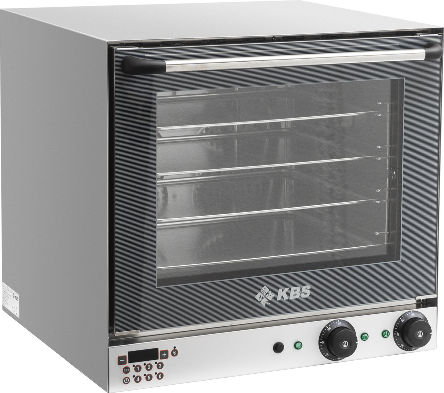 Heißluftofen Premium 2,7 kW manuelle Beschwadung Grillfunktion digitale Anzeige