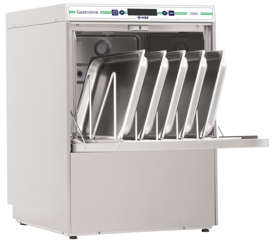 Geschirrspülmaschine EN 600x400 Gastroline 3560 APE mit autom. Enthärter KBS