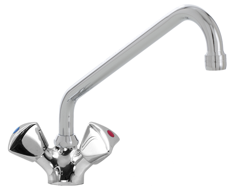 EASY Knebel-Mischbatterie mit Schwenkhahn 3/8 Zoll Wasseranschluß