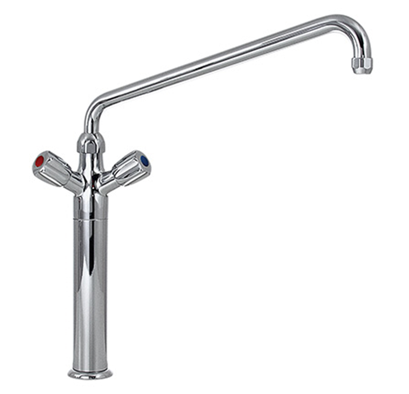 PREMIUM Knebel-Mischbatterie mit Schwenkhahn 1/2 Zoll Wasseranschluß