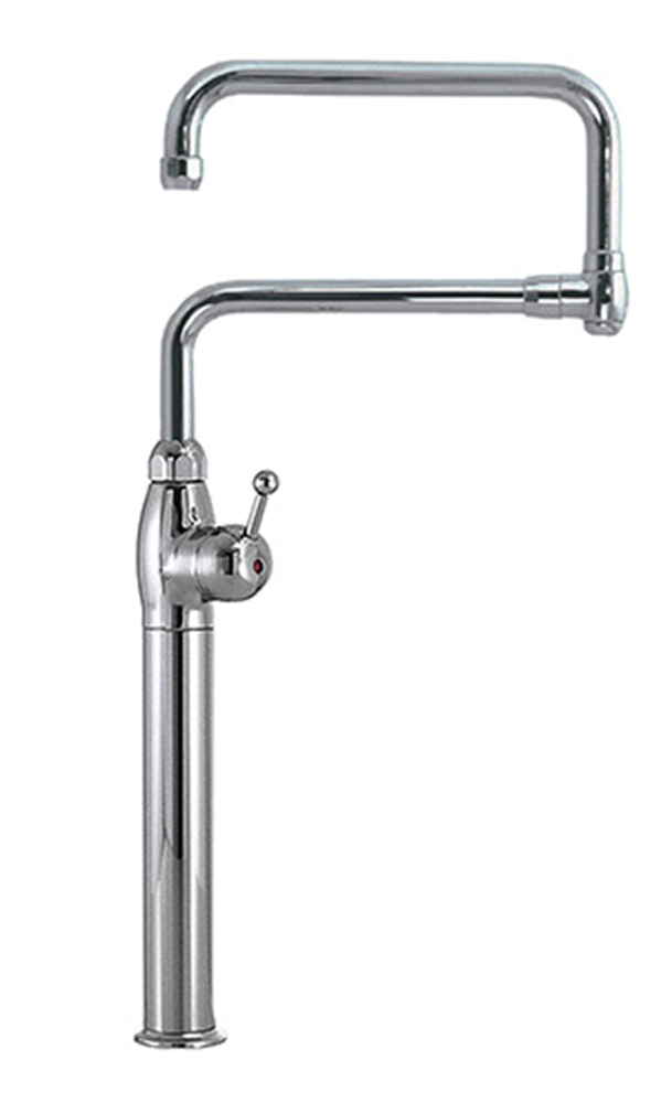 PREMIUM Knebel-Mischbatterie mit Doppel Schwenkhahn 1/2 Zoll Wasseranschluß