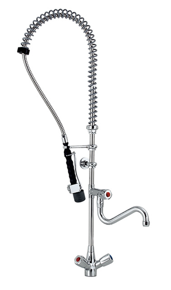 PREMIUM Knebel-Geschirrwaschbrause mit Schwenkhahn und LOW-Flow Brause