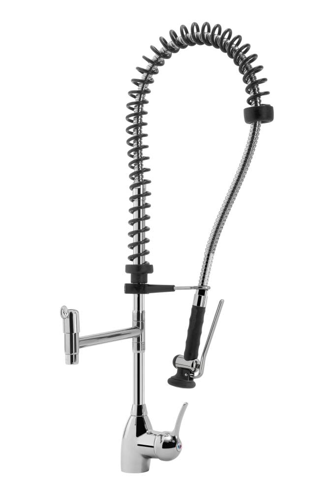 STYL SHRINK Geschirrwaschbrause Schwenkhahn und BEST-Semi LOW-FLOW Brausekopf