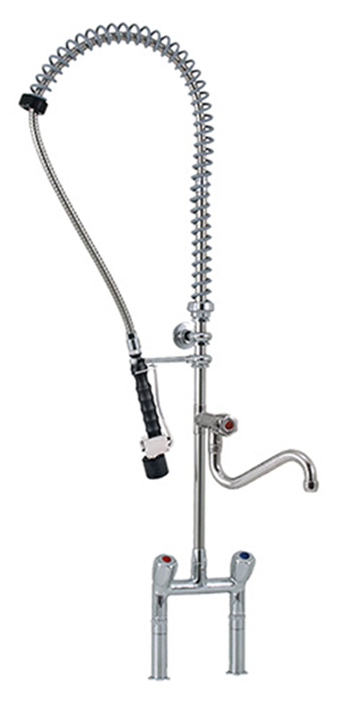 PREMIUM Knebel-Geschirrwaschbrause mit Schwenkhahn und LOW-Flow Brause