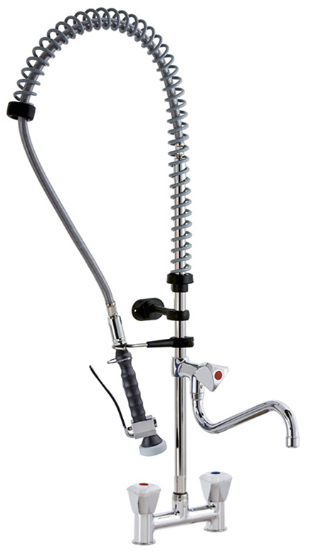 STYL Knebel-Geschirrwaschbrause mit Schwenkhahn und Brausekopf NEW