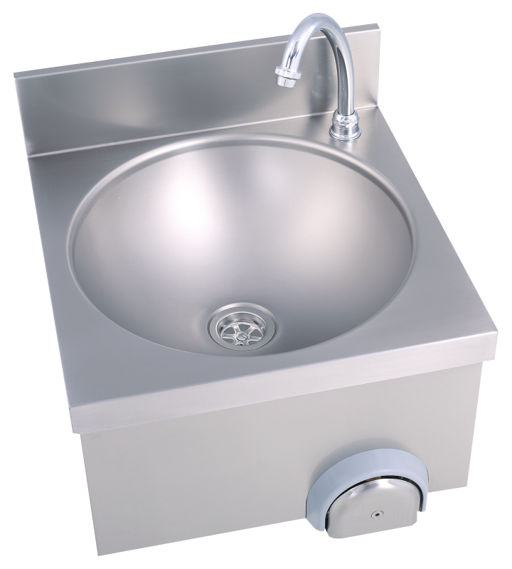 Handwaschbecken eckige Form BxT 40x40cm, zeitgesteuert