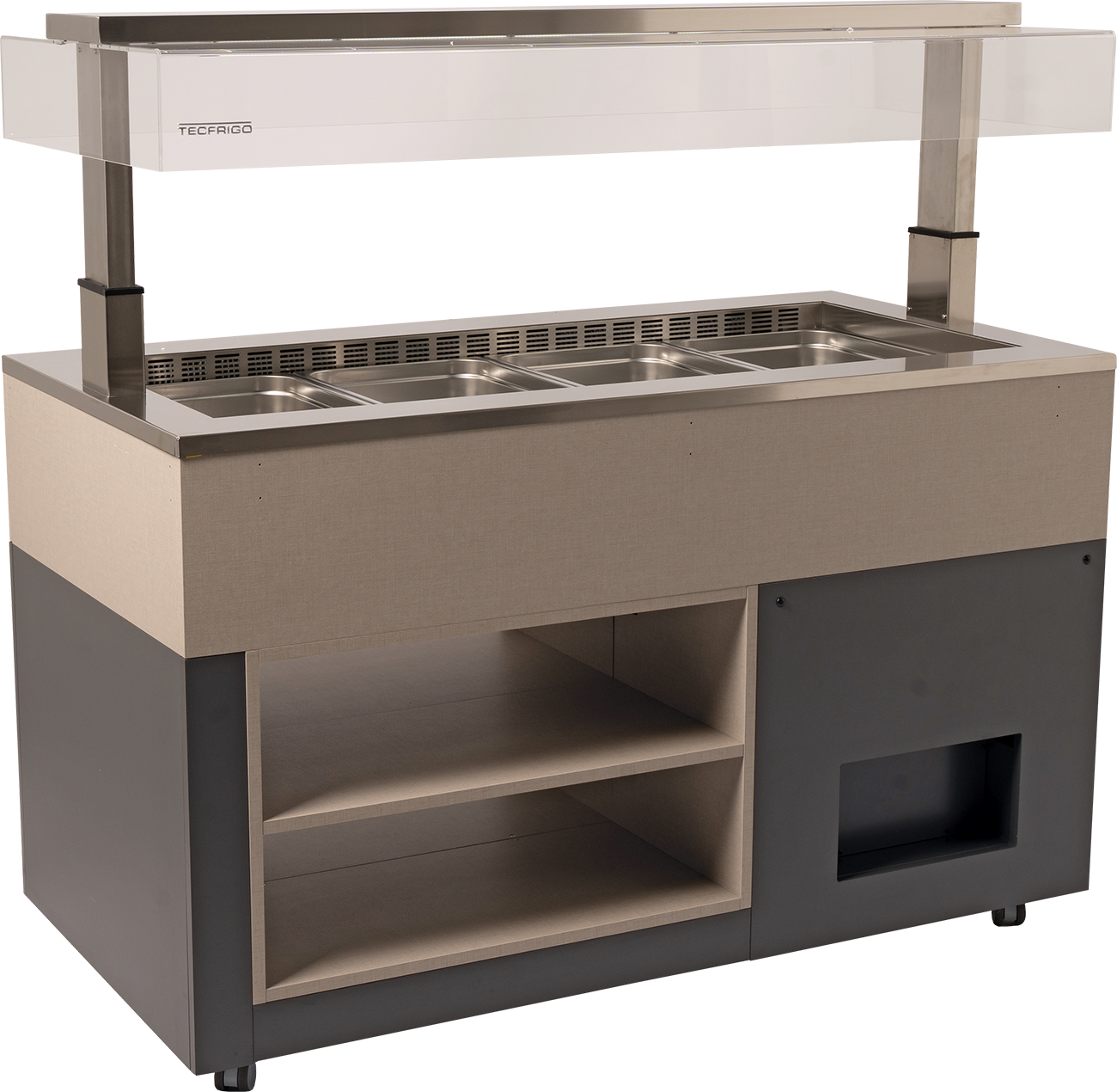 Salabtbar, Frühstücksbuffet Isola 4 M VT stille Kühlung 4x GN 1/1